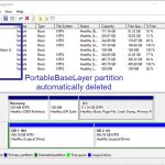 Phân vùng PortableBaseLayer trong Windows 10 Disk Management là gì?